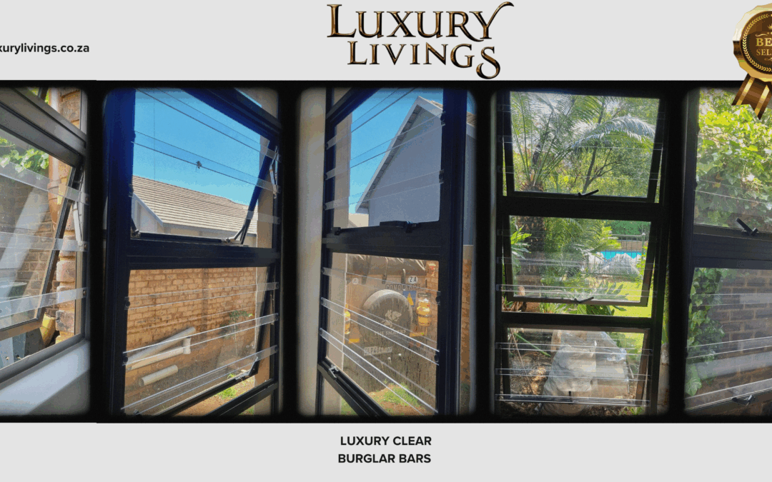 Clear Burglar Bars | Invisible Security by Luxury Livings in Centurion, Pretoria, Randburg & Gauteng